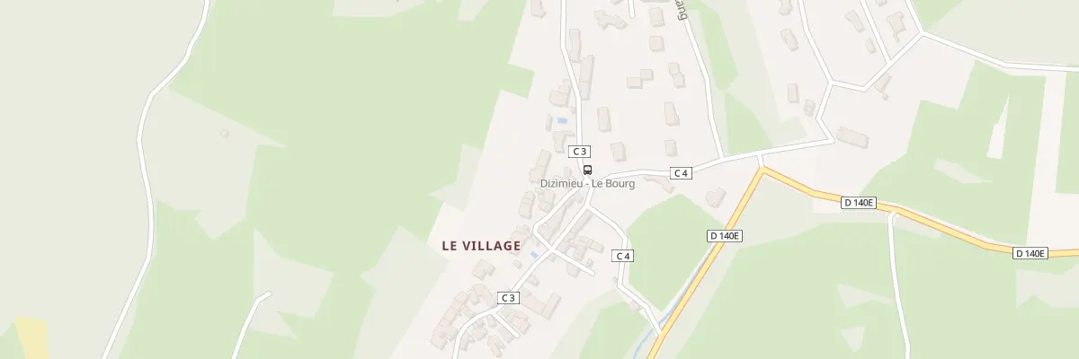Plan du 766 Rue du Mont de Rive à Dizimieu
