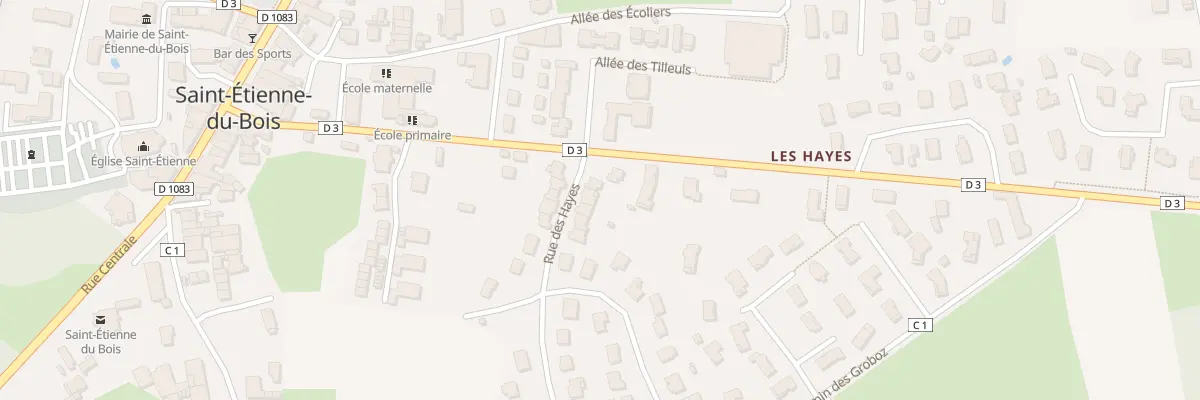 Plan du 24 Rue des Hayes à Saint-Étienne-du-Bois