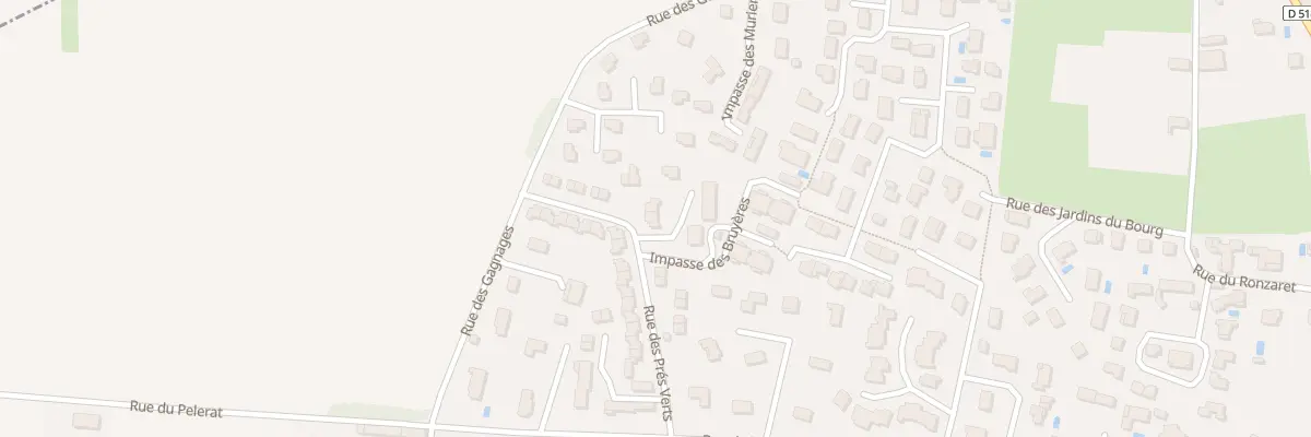 Plan du 4 Rue des Prés Verts à Brézins