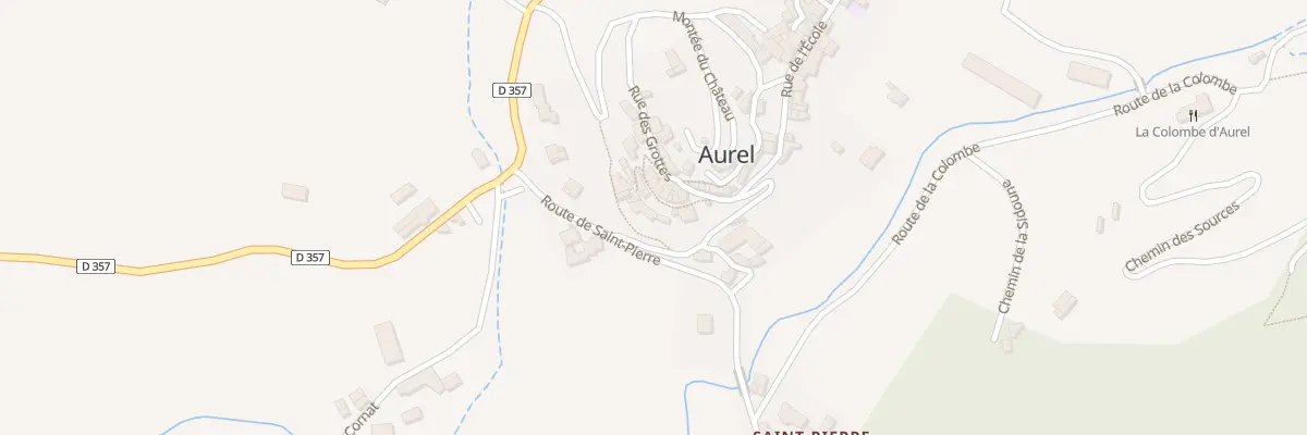 Plan du 5117 Le Village à Aurel