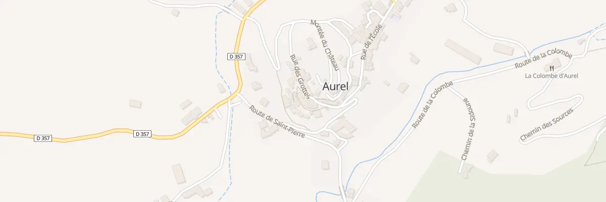 Plan du 7 Che de Melina à Aurel