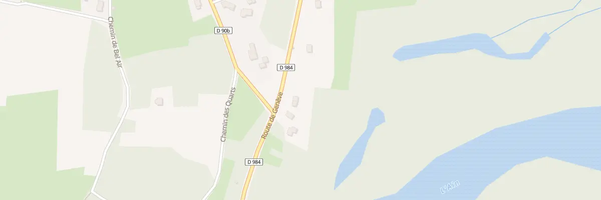 Plan du 810 Rte de Geneve à Priay