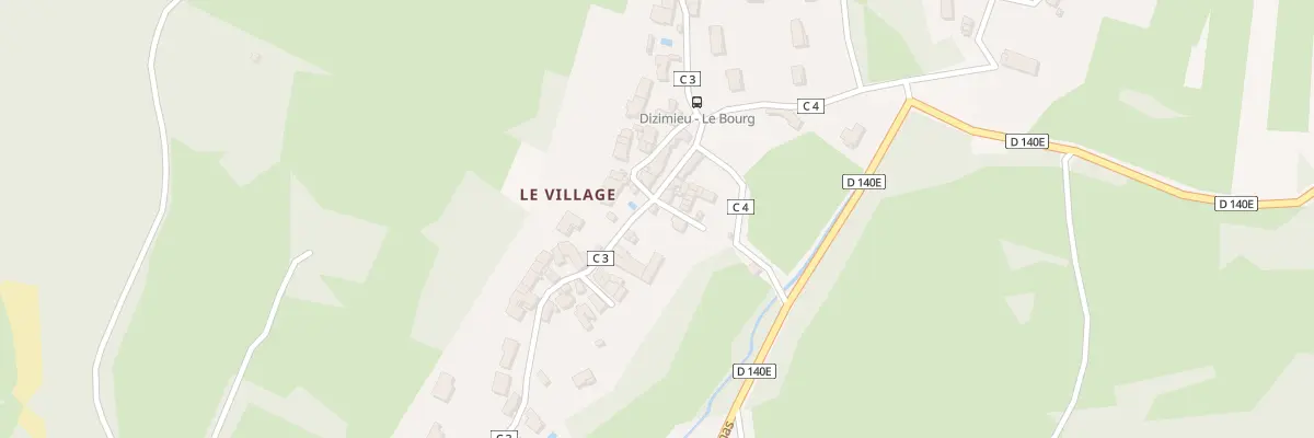 Plan du 17 Pas de la Fontaine à Dizimieu