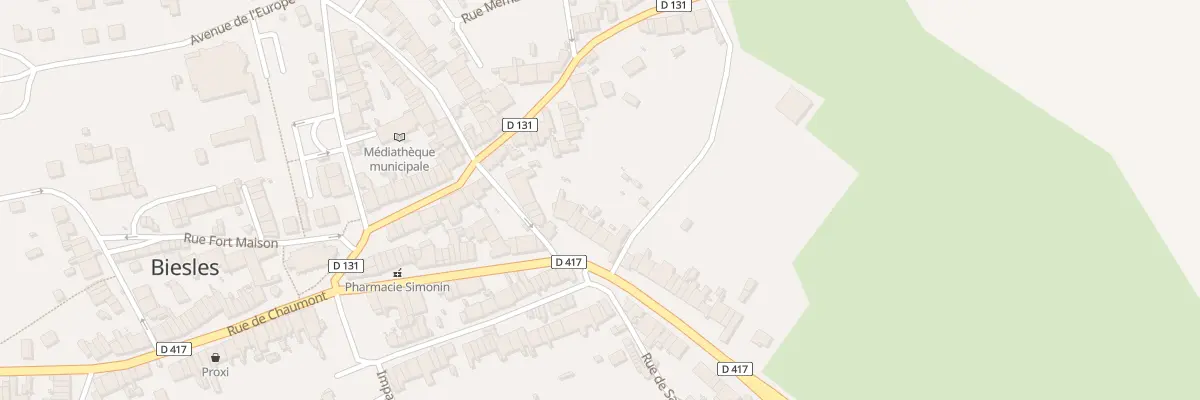 Plan du 31 Rue de Verdun à Biesles