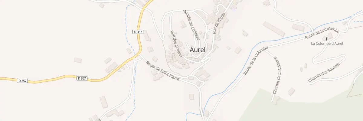 Plan du 5 Che de Melina à Aurel