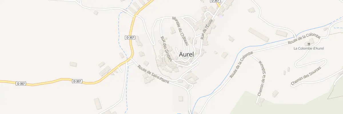 Plan du 60 Rue des Grottes à Aurel