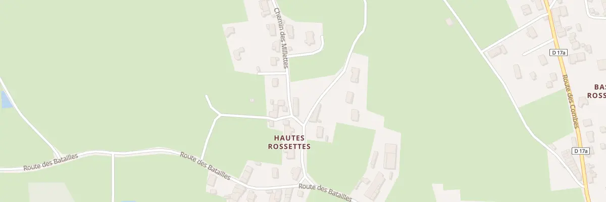 Plan du 130 Che des Millettes à Druillat
