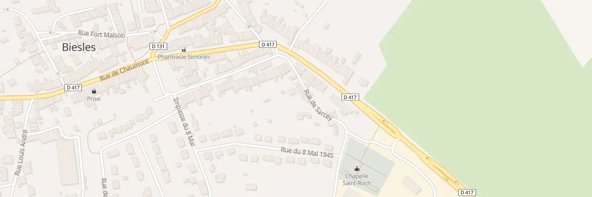 Plan du 4 Rue de Sarcey à Biesles