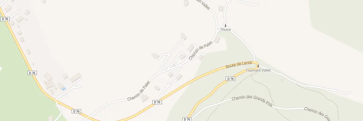 Plan du 265 Che de Palet à Saint-Jean-en-Royans