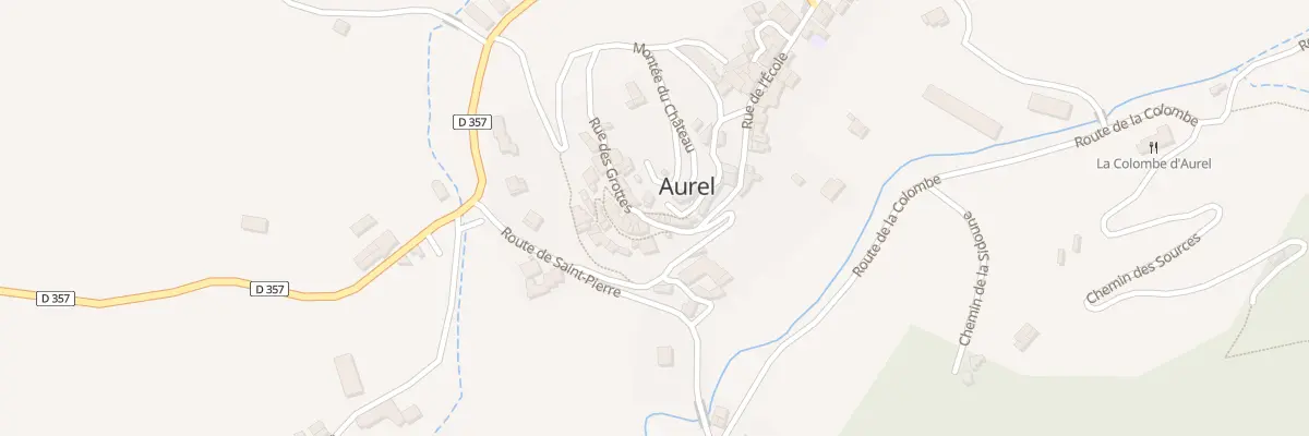 Plan du 36 Rue des Grottes à Aurel