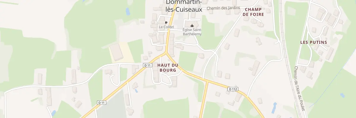 Plan du 295 Grande Rue à Dommartin-lès-Cuiseaux