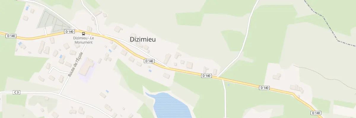 Plan du 259 Rte des Quatre Vents à Dizimieu