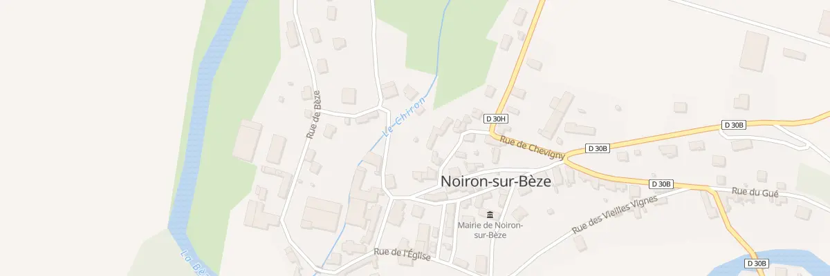 Plan du 3 Ptr Petite Rue de Chevigny à Noiron-sur-Bèze