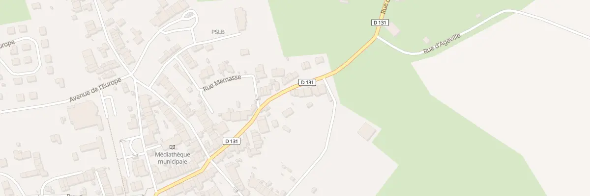 Plan du 34 Rue d’Ageville à Biesles