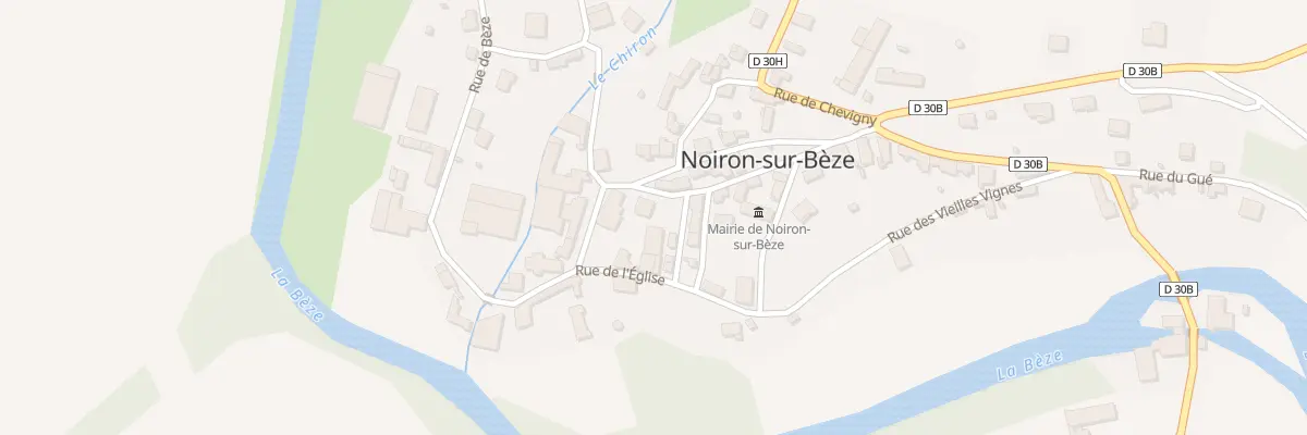 Plan du 17 Gr Grande Rue à Noiron-sur-Bèze
