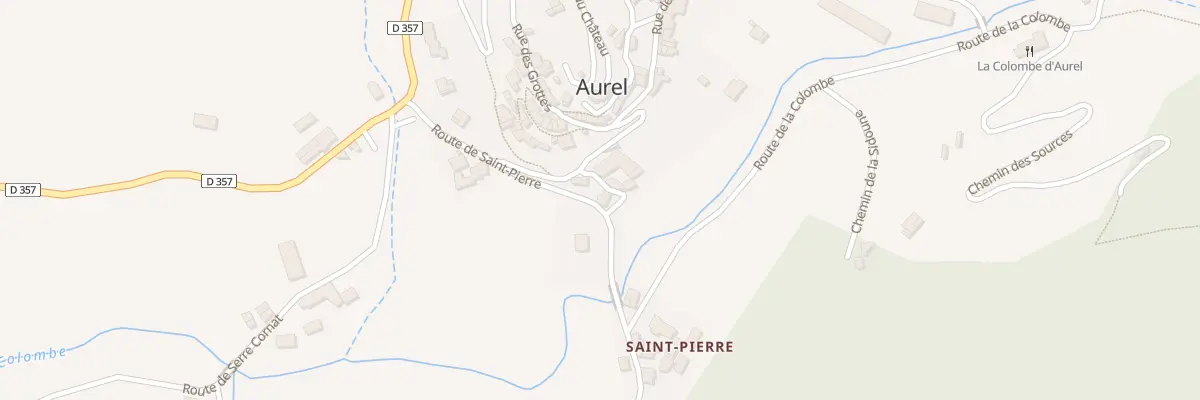 Plan du 5009 Le Village à Aurel