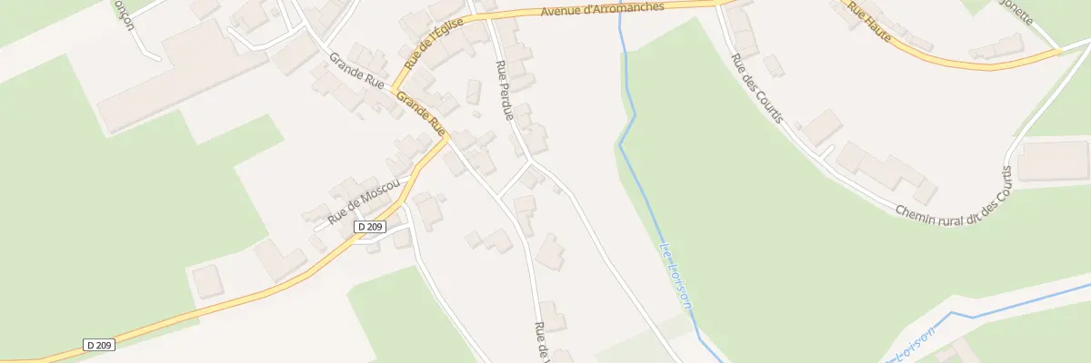 Plan du 11 Rue Perdue à Quincy-Landzécourt