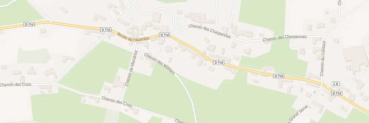 Plan du 1095 Rte de l’Alambic à Mottier