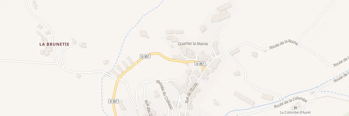 Plan du 5013 Le Village à Aurel