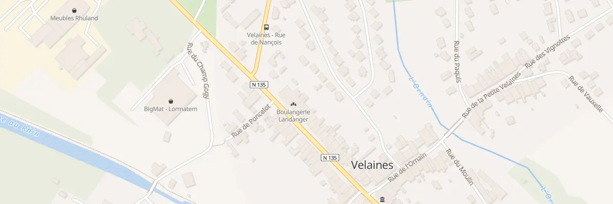 Plan du 35 Rue de Nançois à Velaines