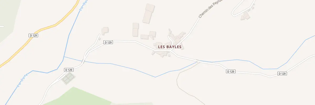 Plan du 644 Rte des Bayles à Saint-Julien-en-Quint