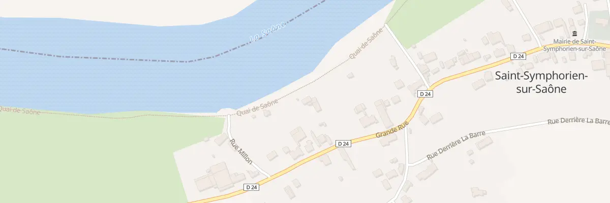 Plan du 9 Quai de Saone à Saint-Symphorien-sur-Saône