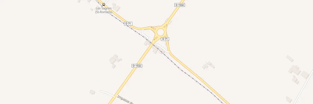 Plan du 44 Rte de Bluvinaye à Saint-Just-de-Claix