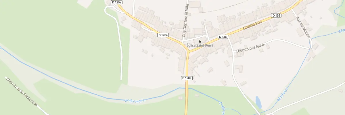 Plan du 7 Rue de la Gare à Nançois-sur-Ornain