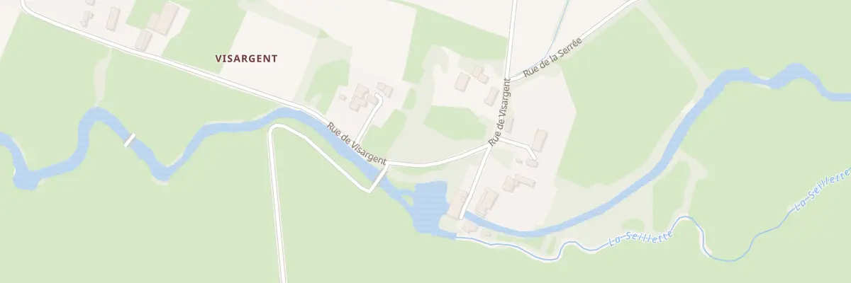 Plan du 1150 Rue de Visargent à Sens-sur-Seille