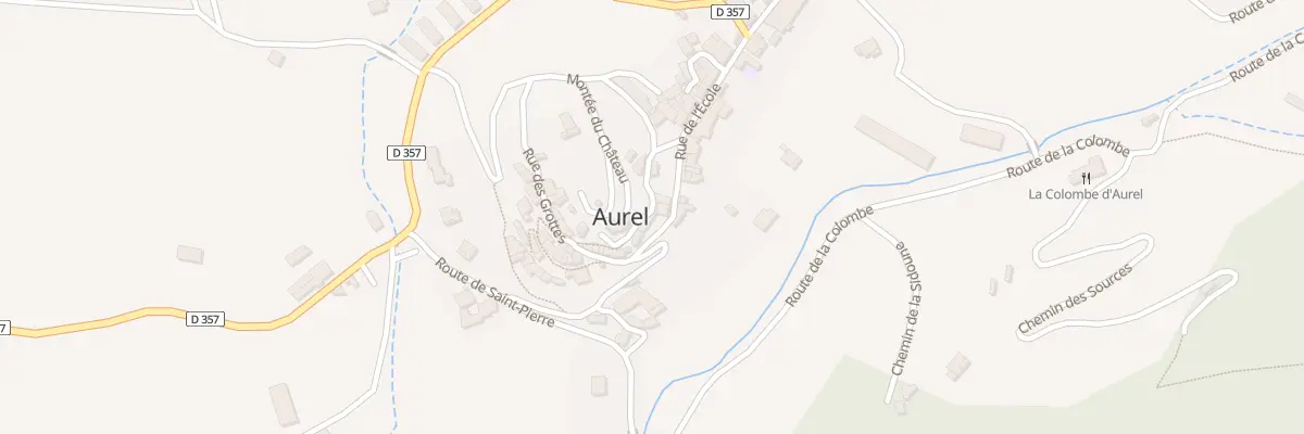 Plan du 5172 Le Village à Aurel