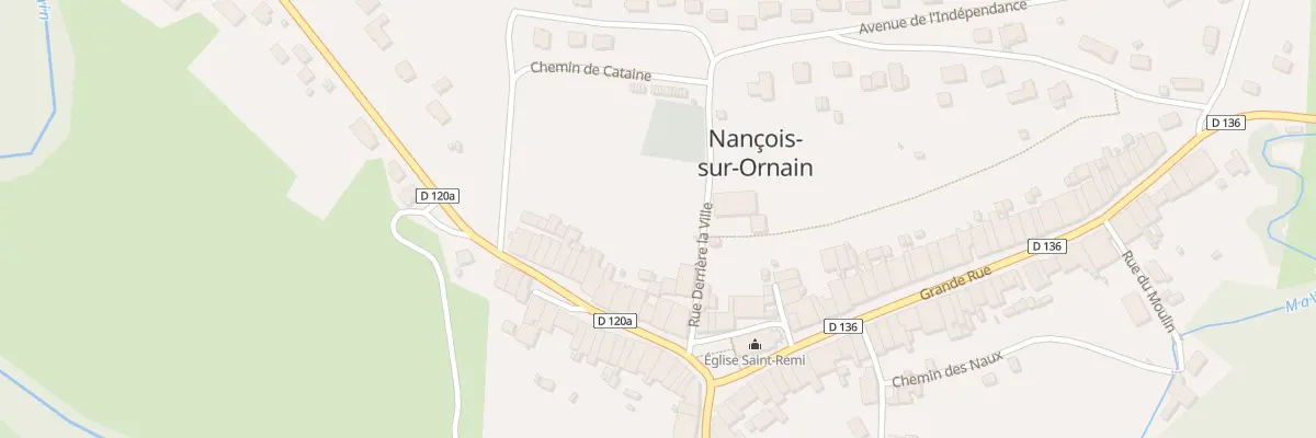 Plan du 8 Rue de la Gare à Nançois-sur-Ornain