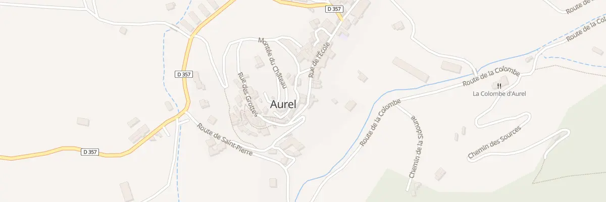 Plan du 5032 Le Village à Aurel