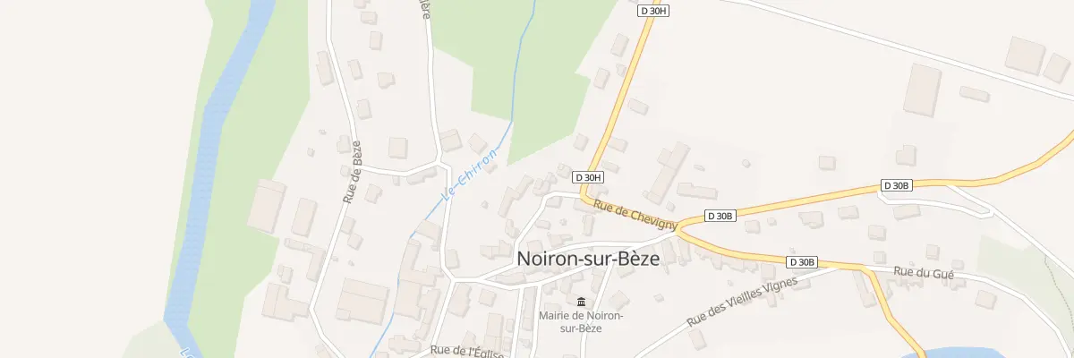 Plan du 5 Ptr Petite Rue de Chevigny à Noiron-sur-Bèze