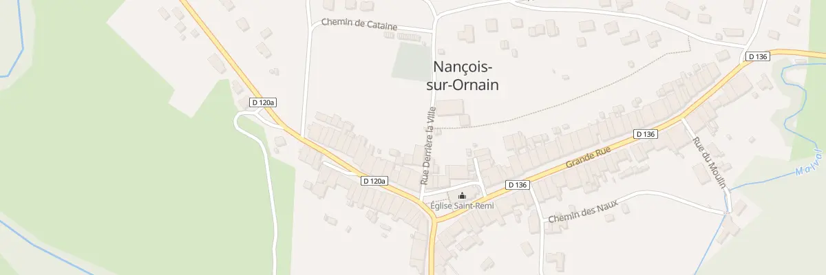 Plan du 4 Rue de la Gare à Nançois-sur-Ornain