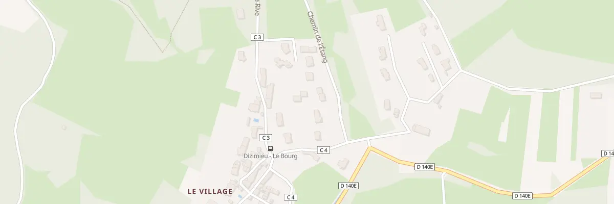 Plan du 709B Rue du Mont de Rive à Dizimieu