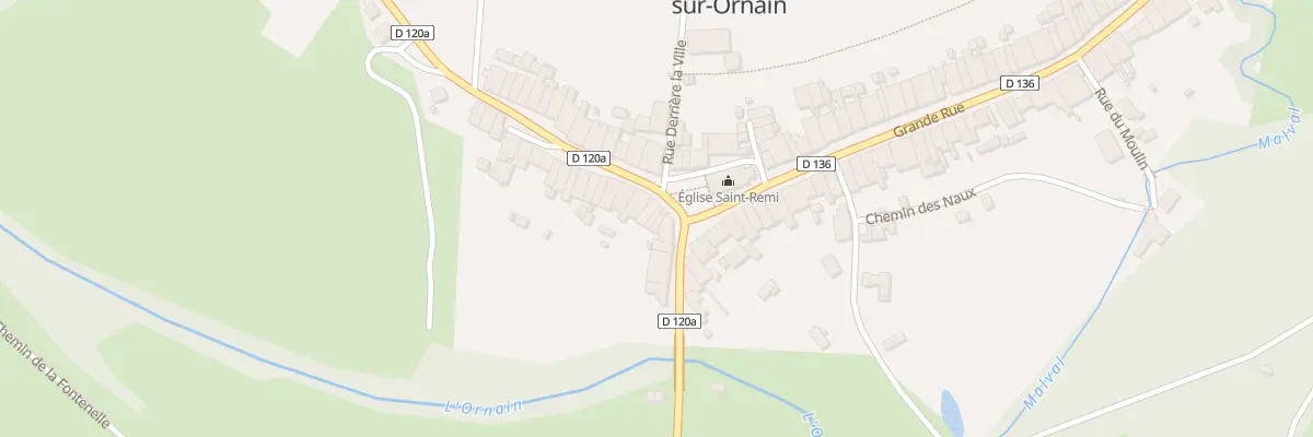 Plan du 3 Rue de la Gare à Nançois-sur-Ornain