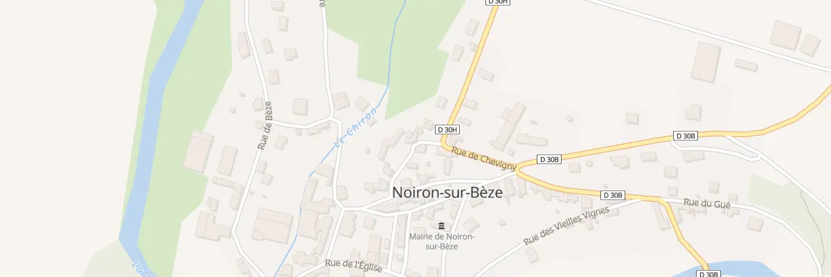 Plan du 4 Ptr Petite Rue de Chevigny à Noiron-sur-Bèze