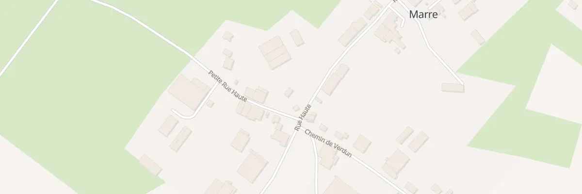 Plan du 12 Rue Haute à Marre