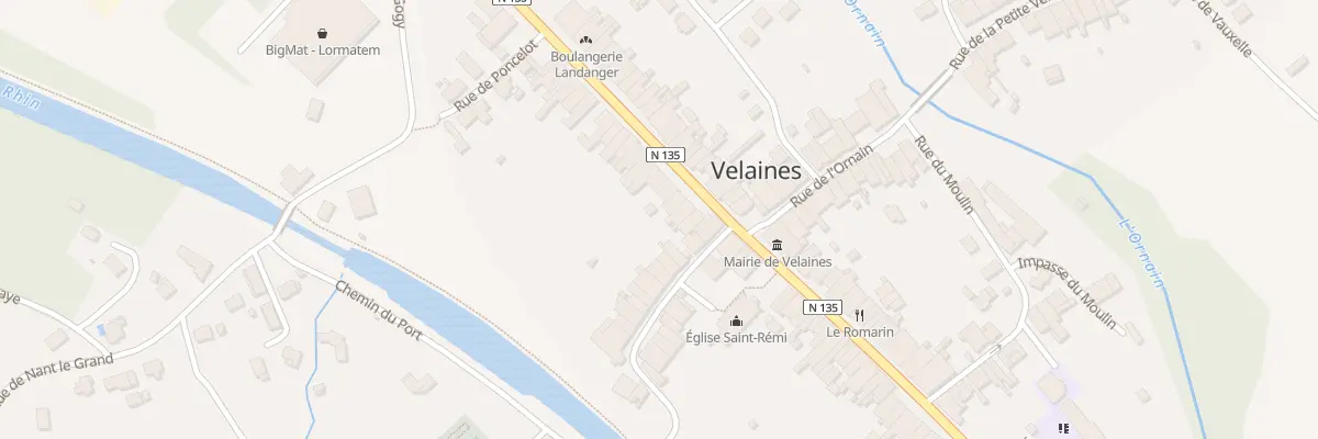 Plan du 10 Rue de Tronville à Velaines