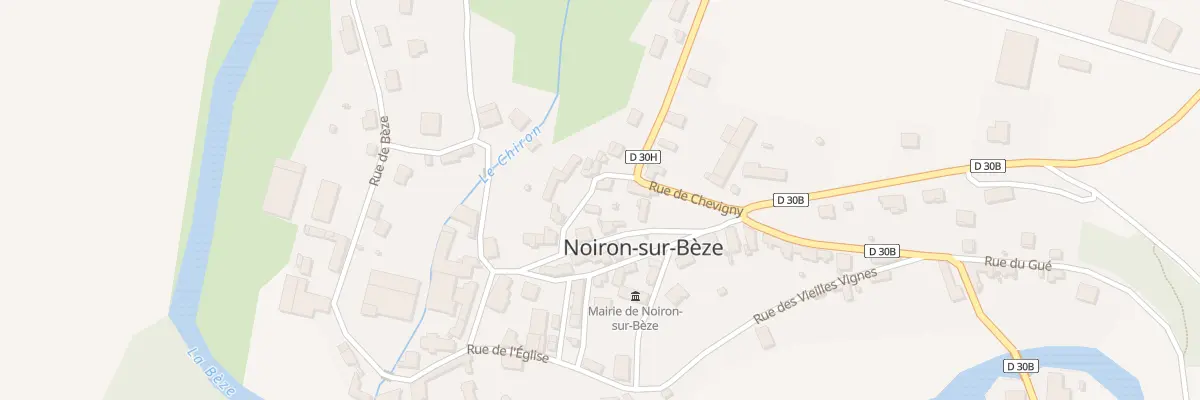 Plan du 2 Ptr Petite Rue de Chevigny à Noiron-sur-Bèze