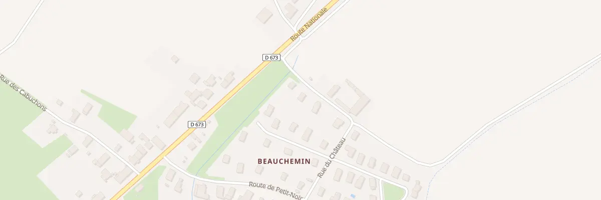 Plan du 4 Rue du Château à Chemin