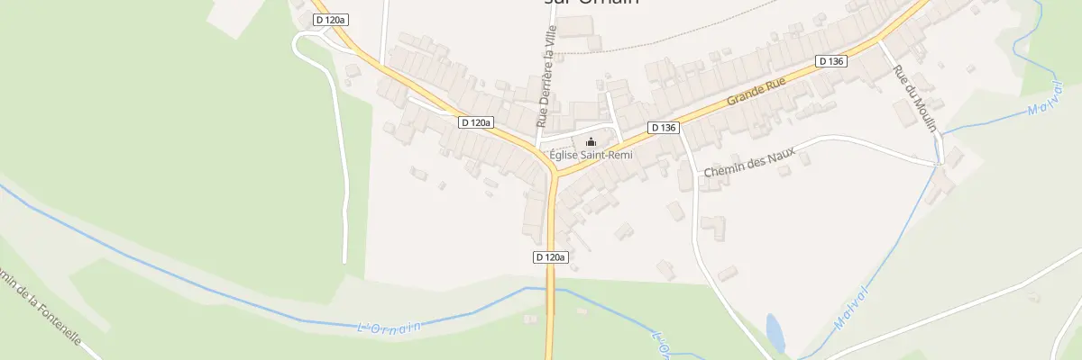 Plan du 2 Rue de Velaines à Nançois-sur-Ornain