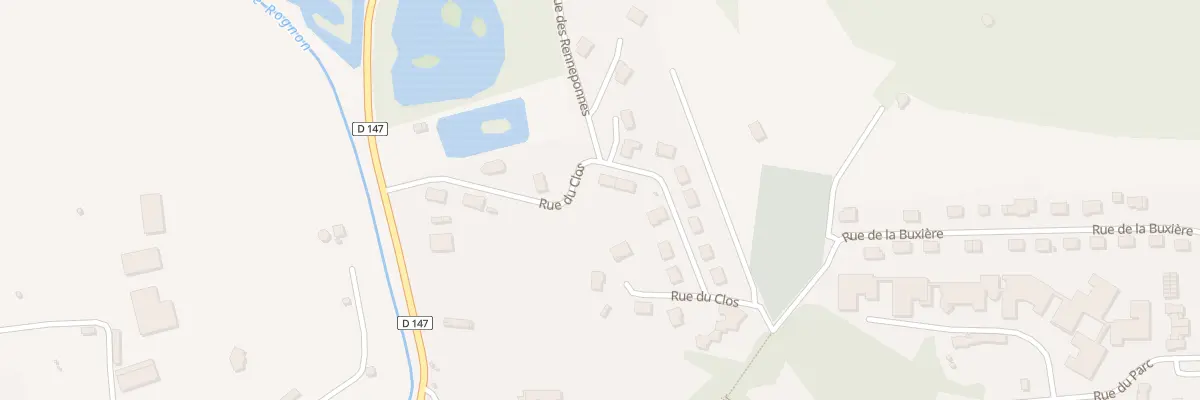 Plan du 29 Rue du Clos à Andelot-Blancheville