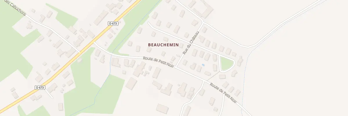 Plan du 9 Rte de Petit-Noir à Chemin