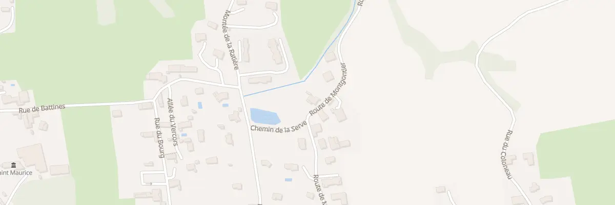 Plan du 259 Rte de Montgontier à Gillonnay