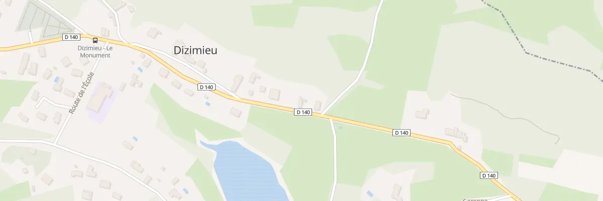 Plan du 341 Rte des Quatre Vents à Dizimieu