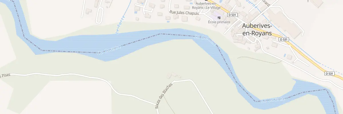 Plan du 1345 Rte des Blaches à Saint-Thomas-en-Royans