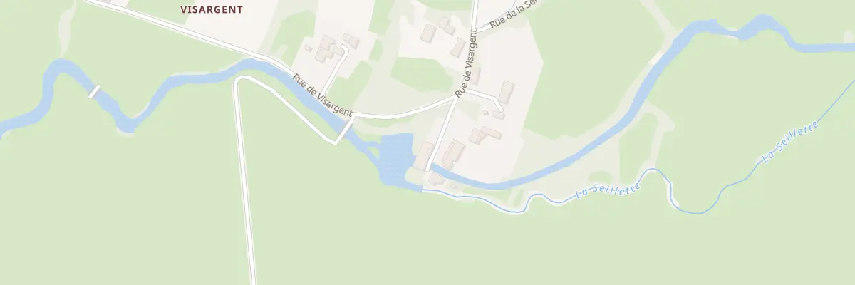 Plan du 1064 Rue de Visargent à Sens-sur-Seille