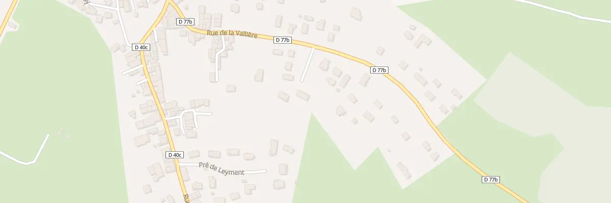 Plan du 272 Rue de Vallière à Leyment