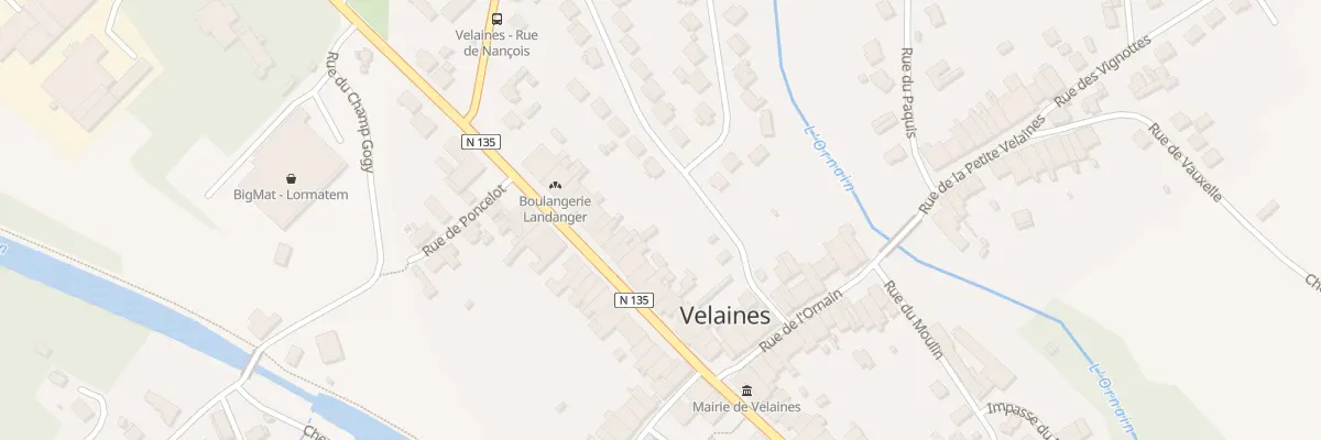 Plan du 23 Rue de Tronville à Velaines
